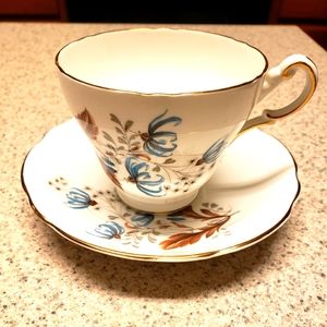regency bone china English cup and saucer set